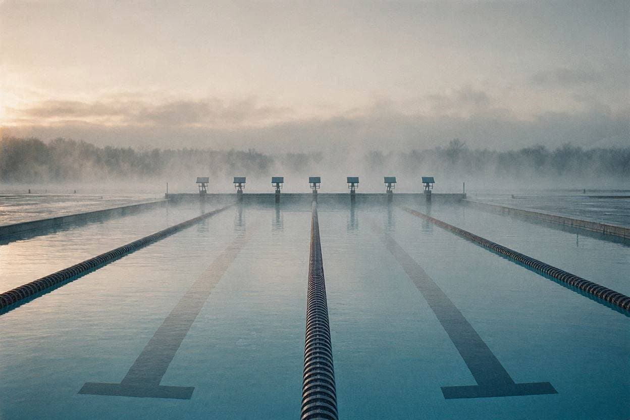 Winter Swimmers — poster